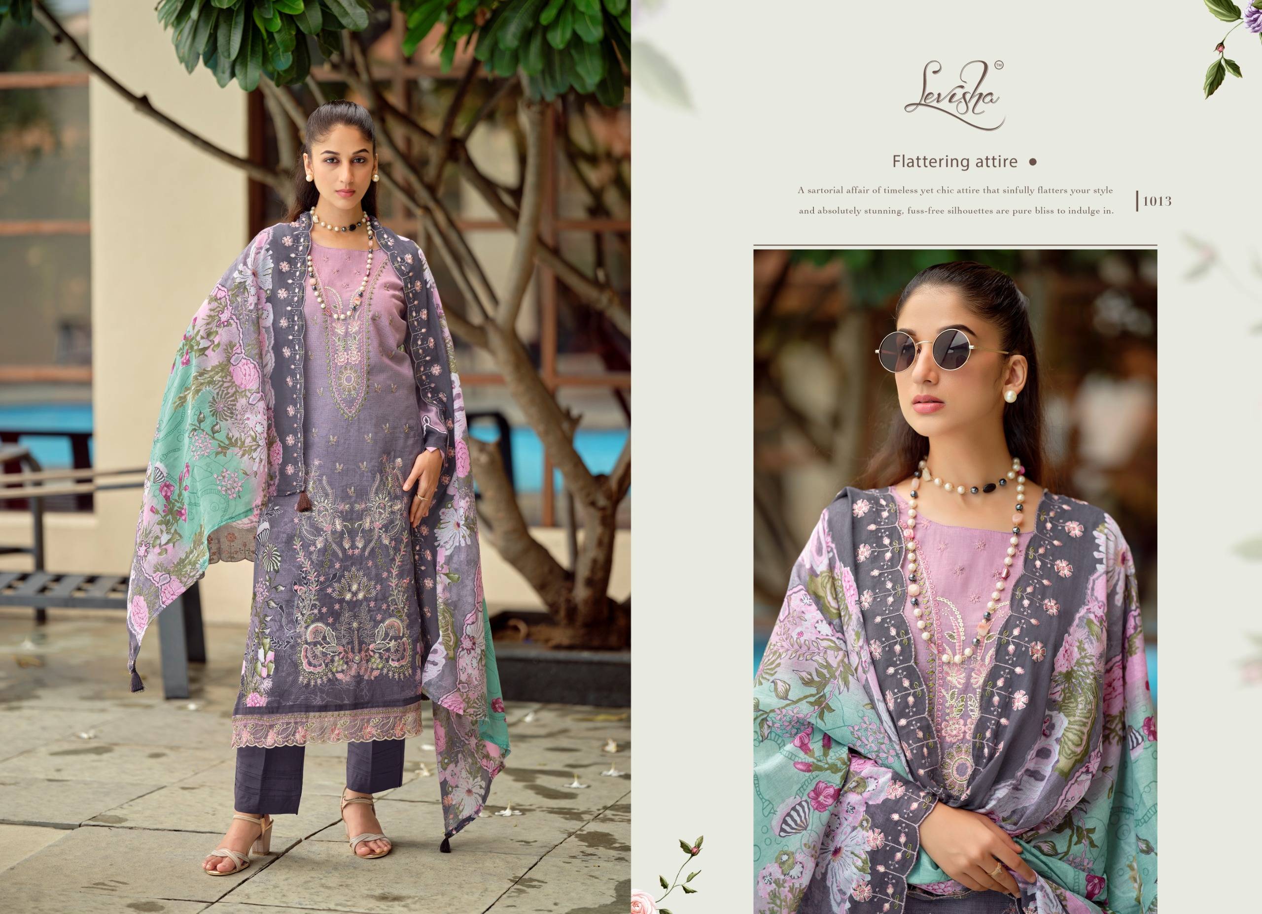 Zara Shahjahan By Levisha 1013 To 1016 Series Pakistani Suits Ethnic Wear Pure Cemric Lawn Cotton Dresses At Wholesale